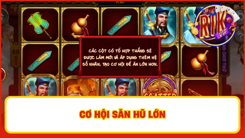 Nhận ngay cơ hội săn hũ giá trị khi tham gia chơi Bát Tiên Quá Hải Rikvip